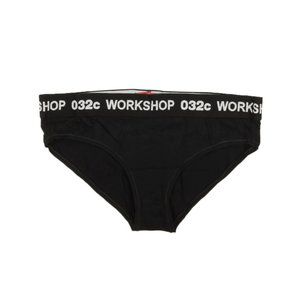 032C Black Classic Text Briefs Size M $35